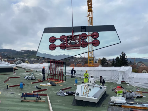 Glasmontage Schäfer Areal Dielsdorf 1. Phase