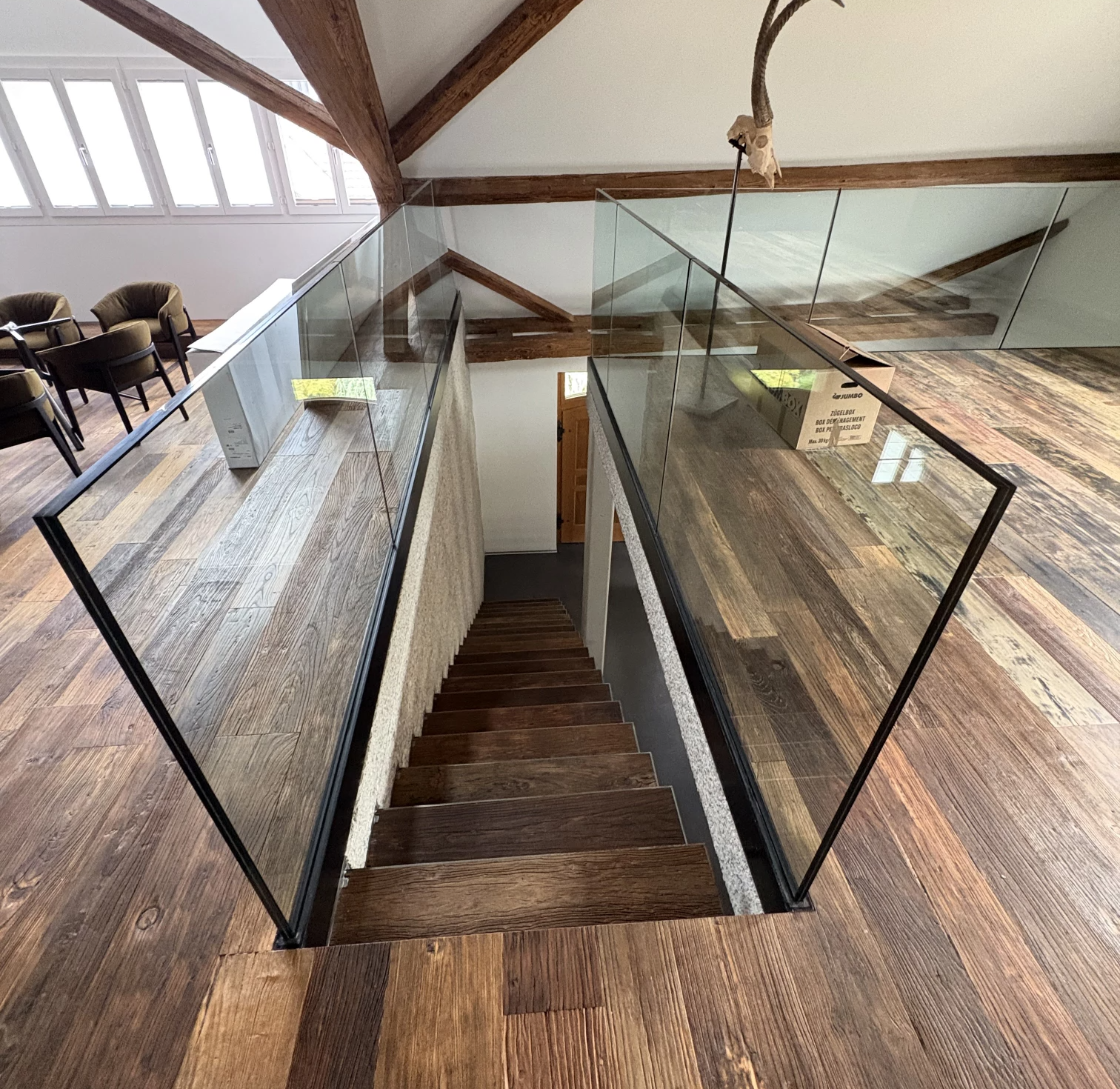 Dällikon Glasgeländer und Treppe