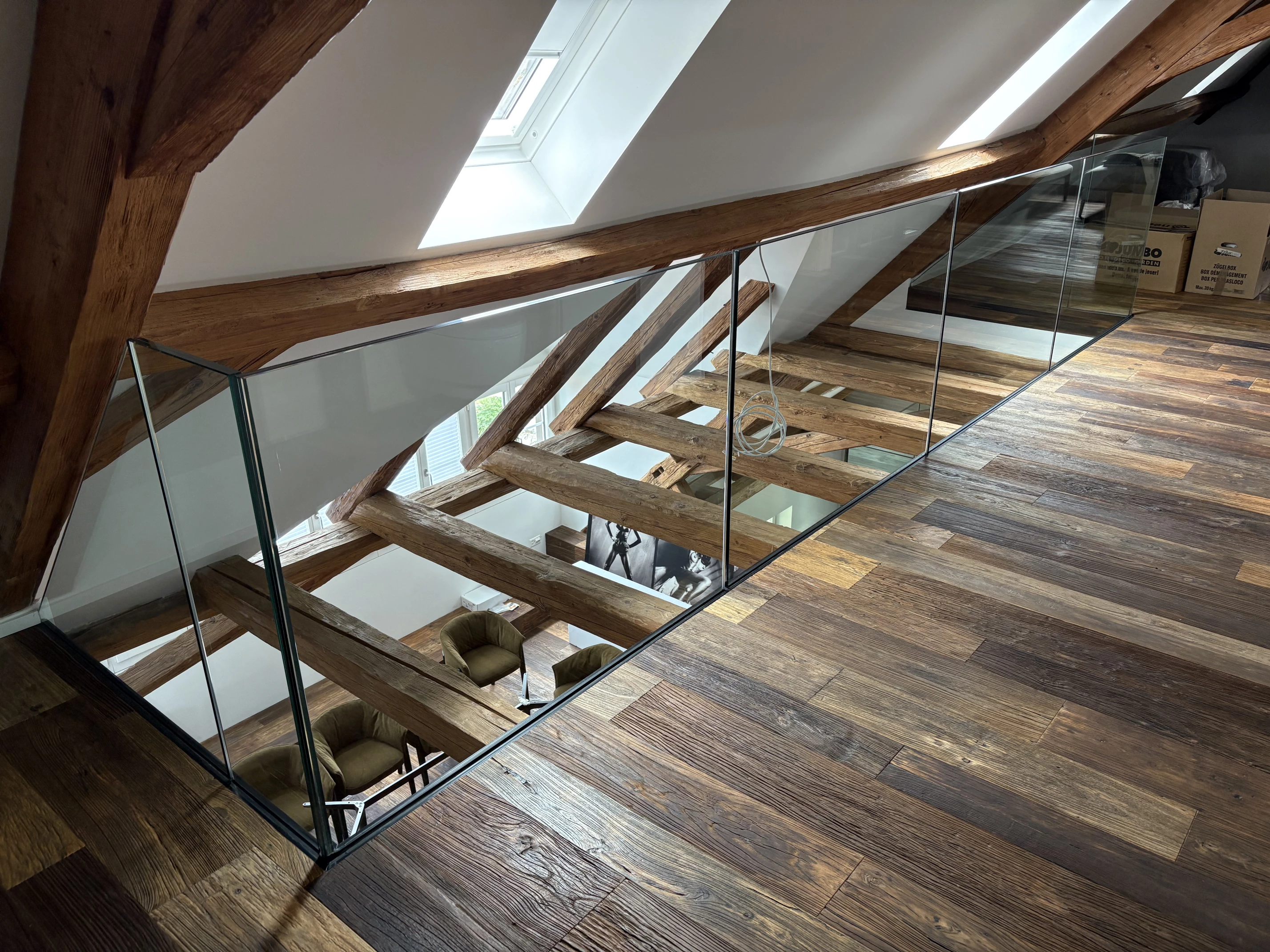 Dällikon Glasgeländer und Treppe